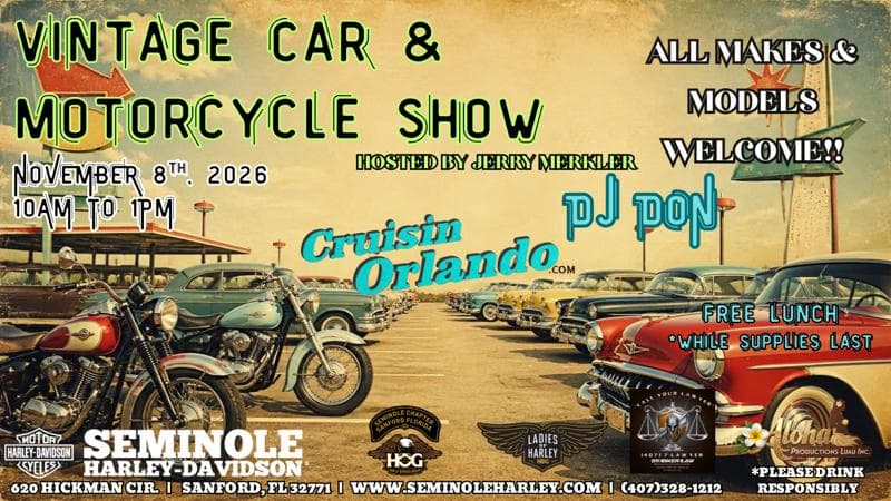 Seminole Harley Vintage Car & Bike Show