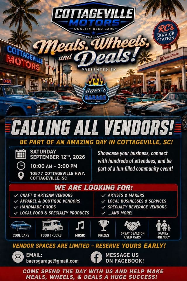 Meals, Wheels, and Deals!