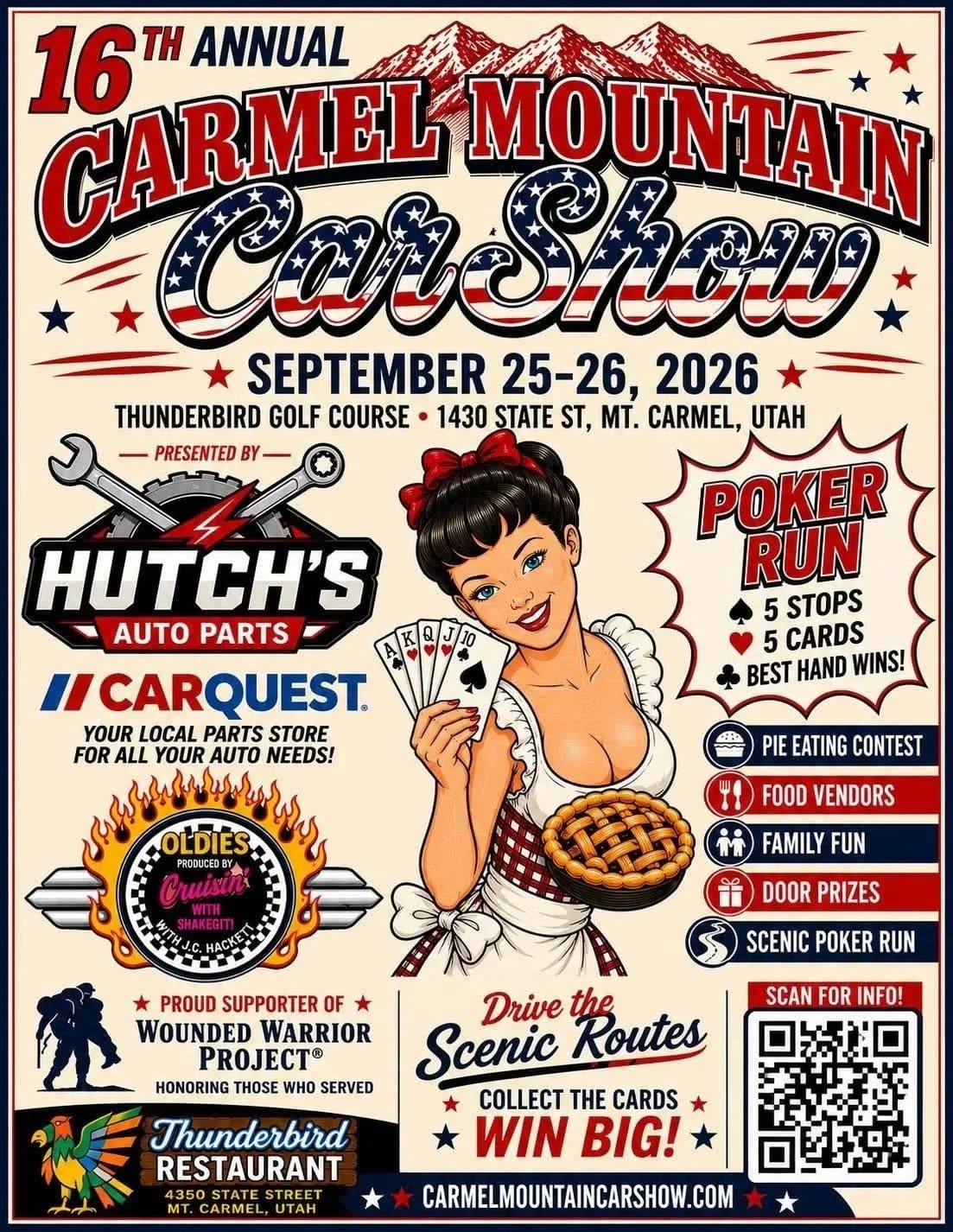 Carmel Mountain Car/Truck/Bike Show, US 89 & Carmel Junction, 435-648-2203