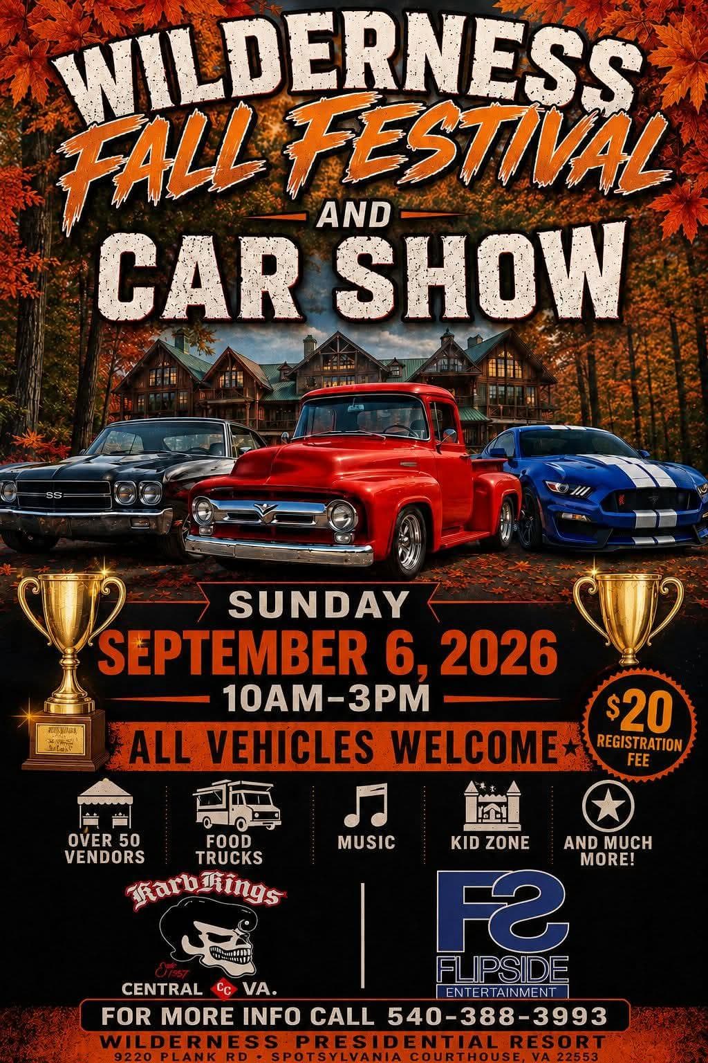 Wilderness Fall Festival and Car Show