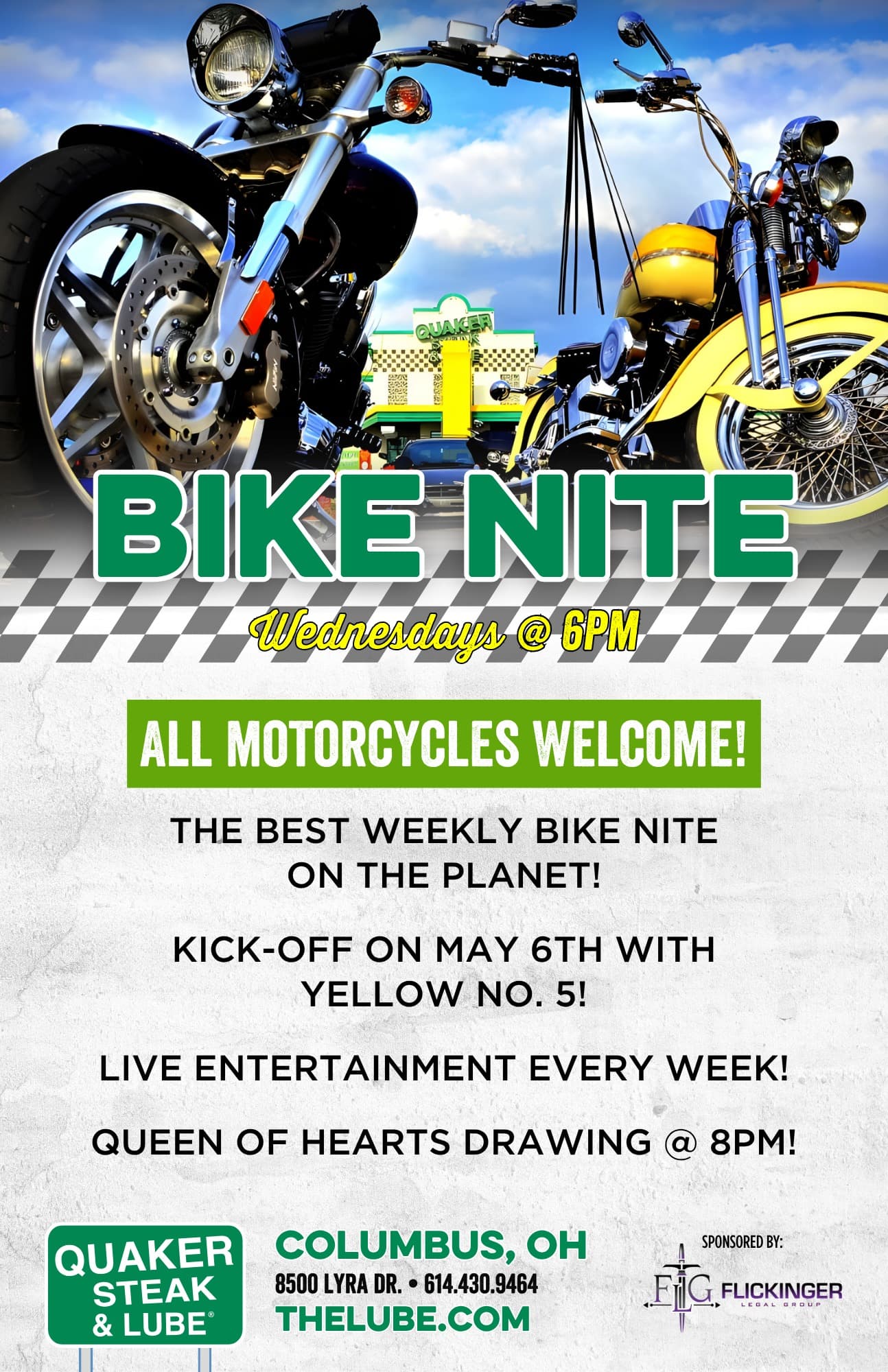 Quaker Steak & Lube Bike Nite