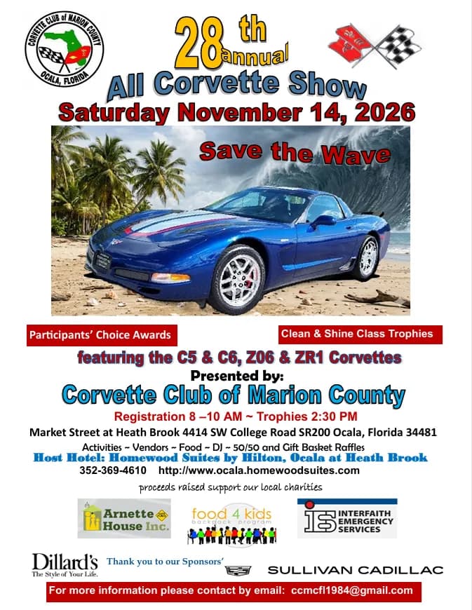 Corvette Club of Marion County All Corvette Show