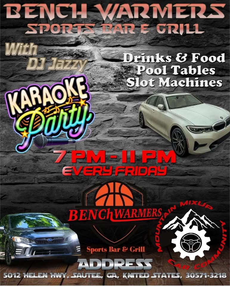 BENCHWARMERS X MMCC CARS AND KARAOKE