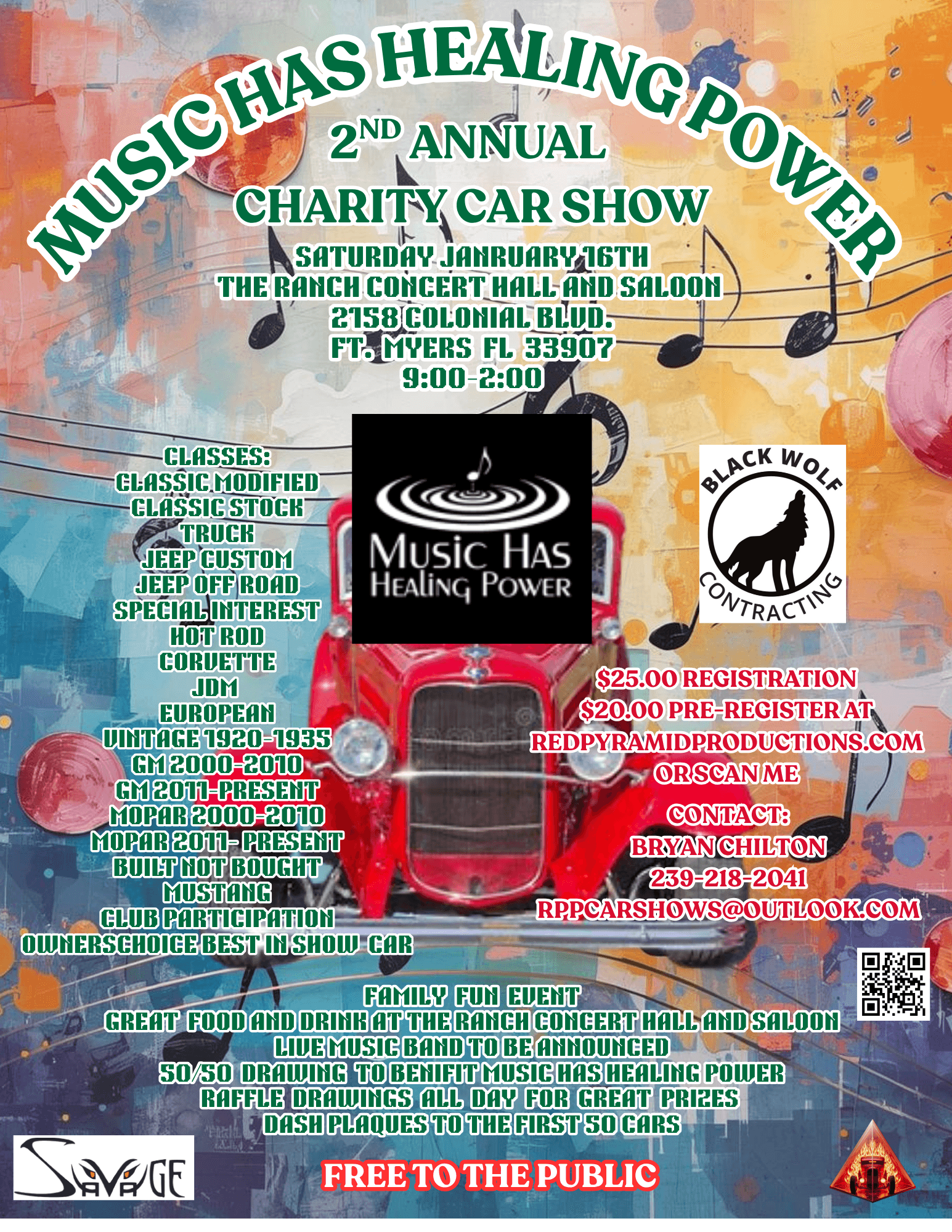 Music has Healing Power 2nd Annual Charity Car Show