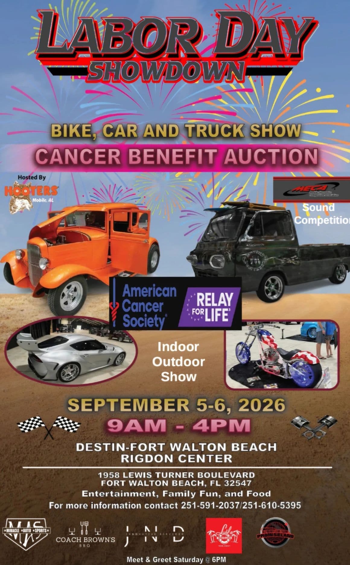 Hooters Labor Day Showdown Bike, Car and Truck Show