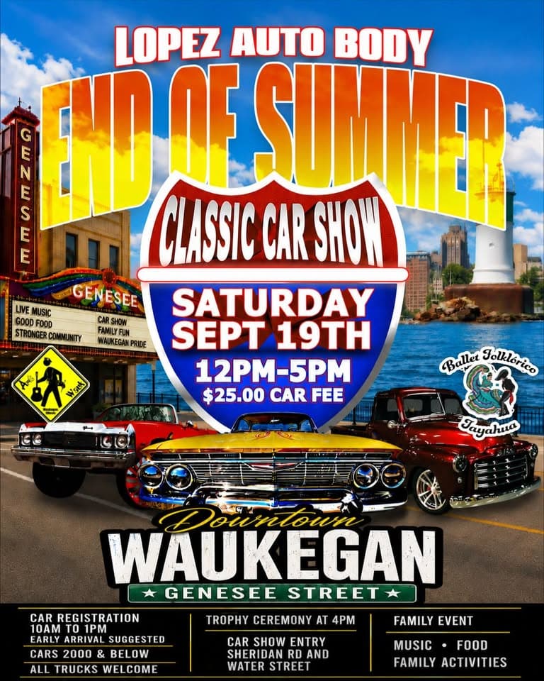 Waukegan's Annual End of Summer Fiesta's Car Show/Festival