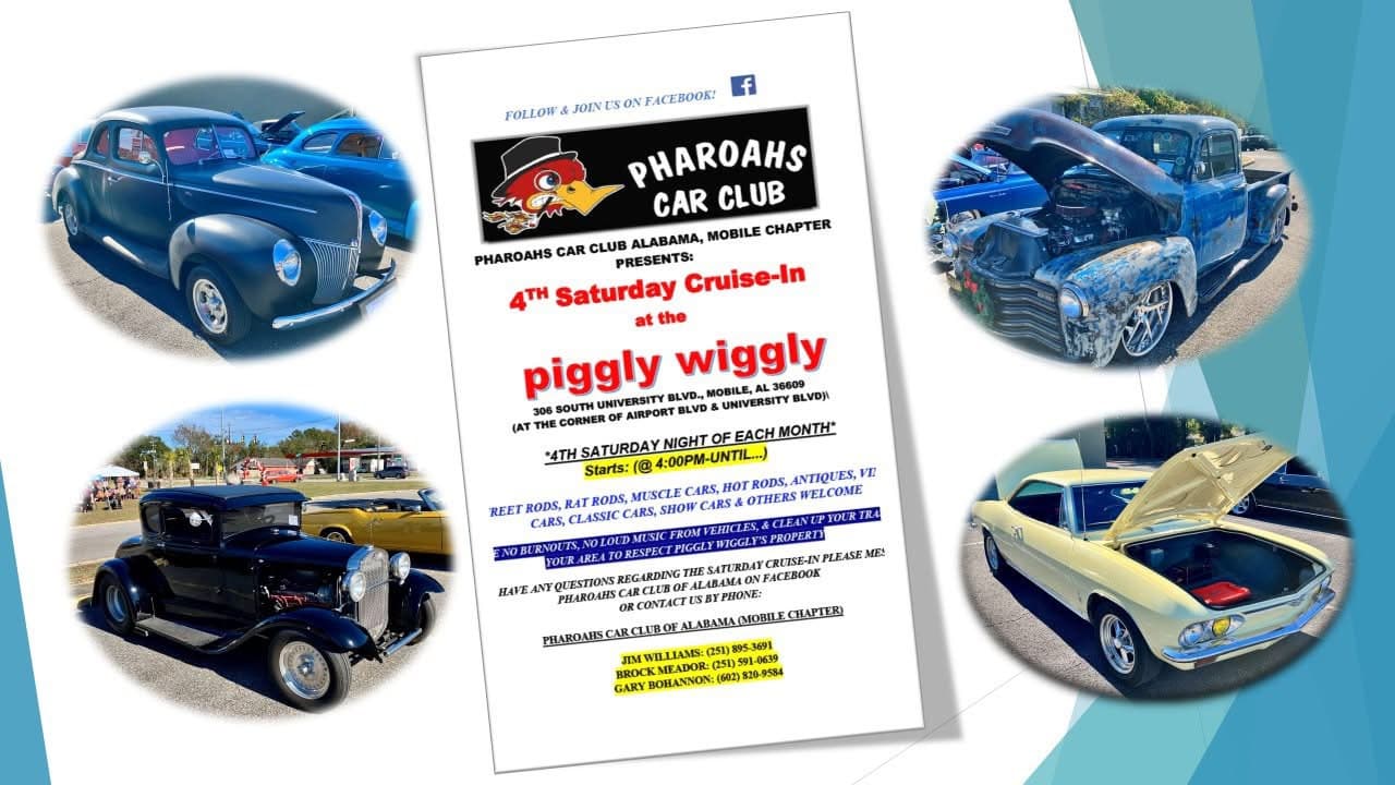 Pharaohs Car Club 4th Saturday Cruise-In