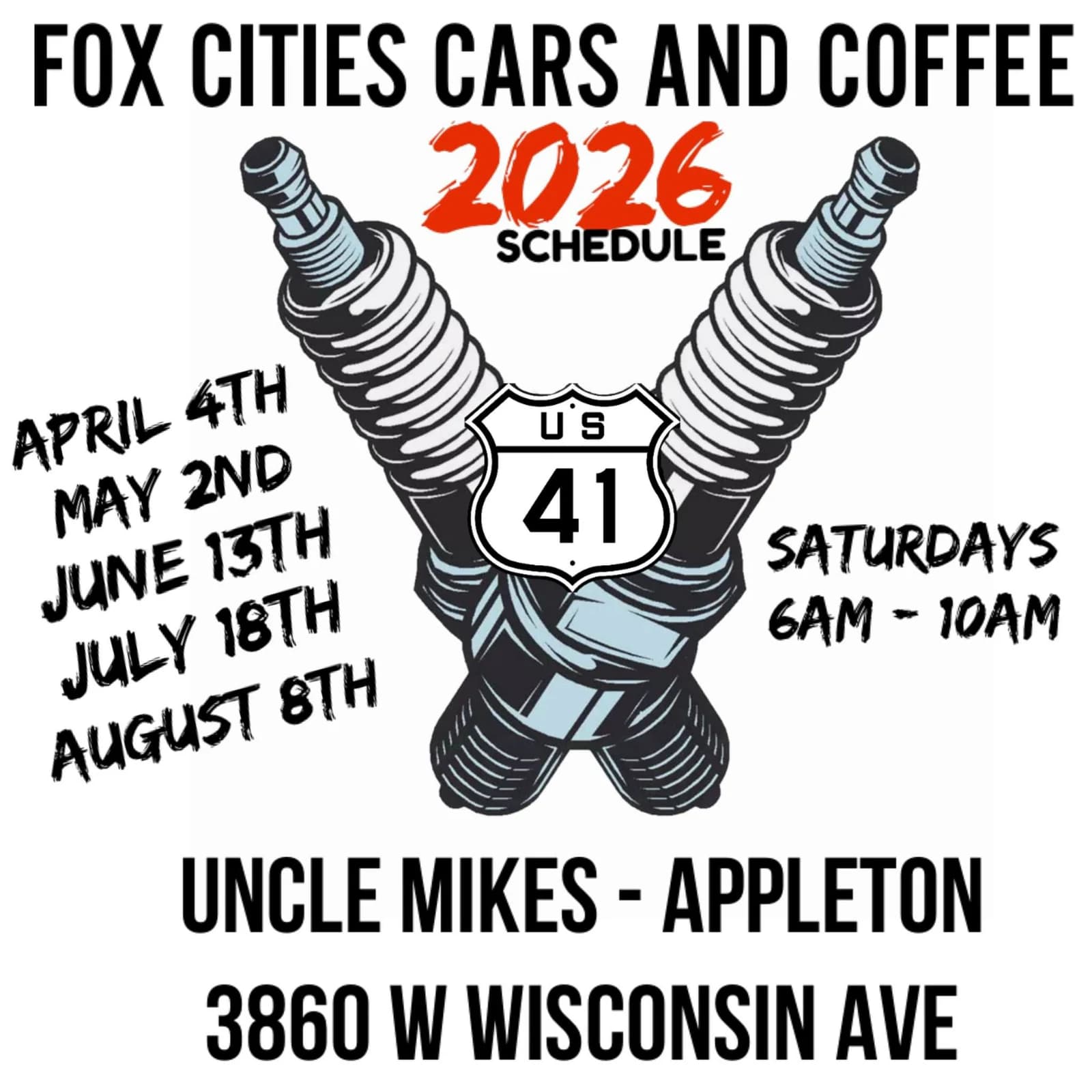 Fox Cities Cars and Coffee - August 8, 2026