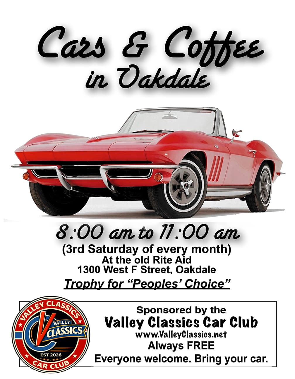 Cars & Coffee in Oakdale