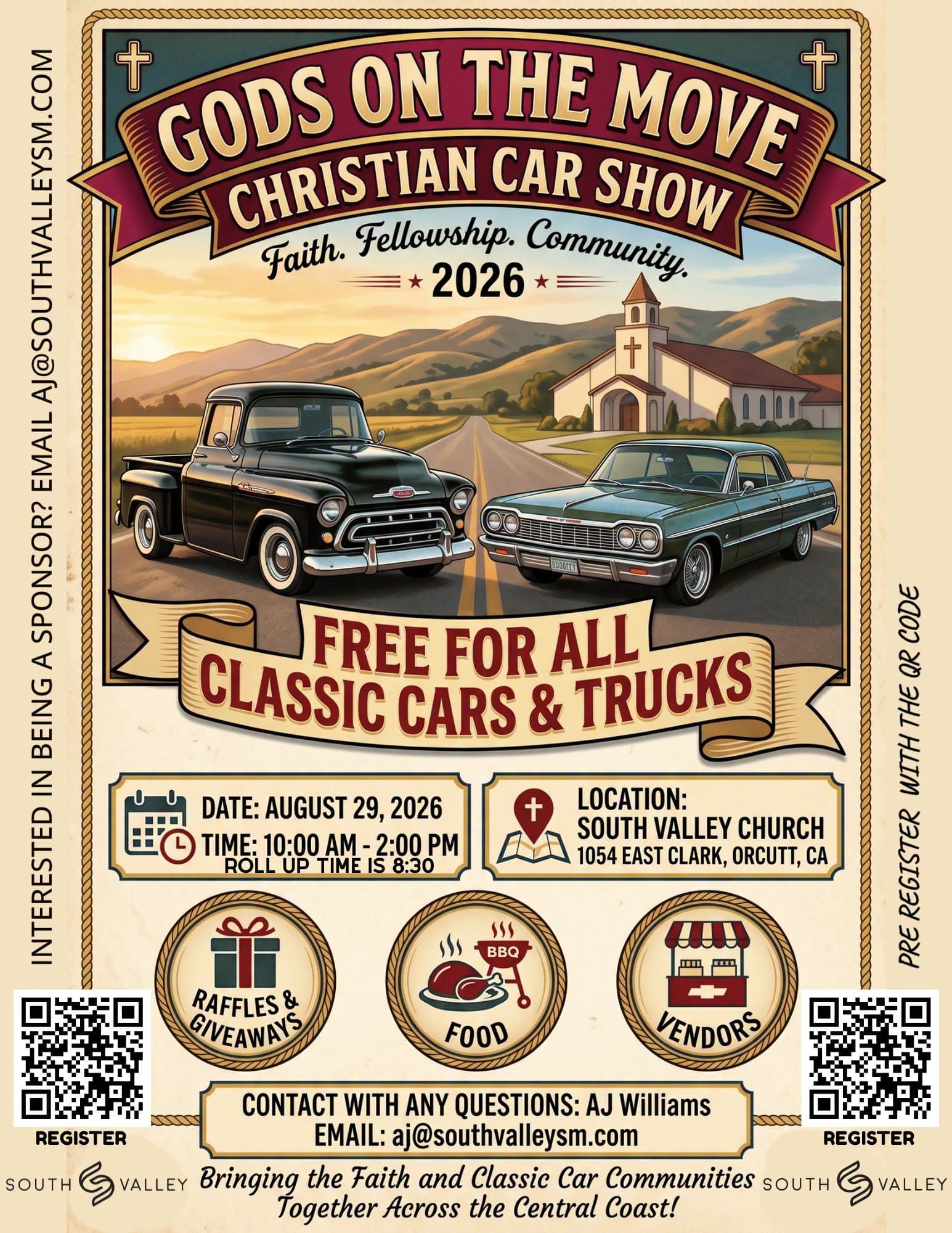 Gods on the Move Christian Car Show