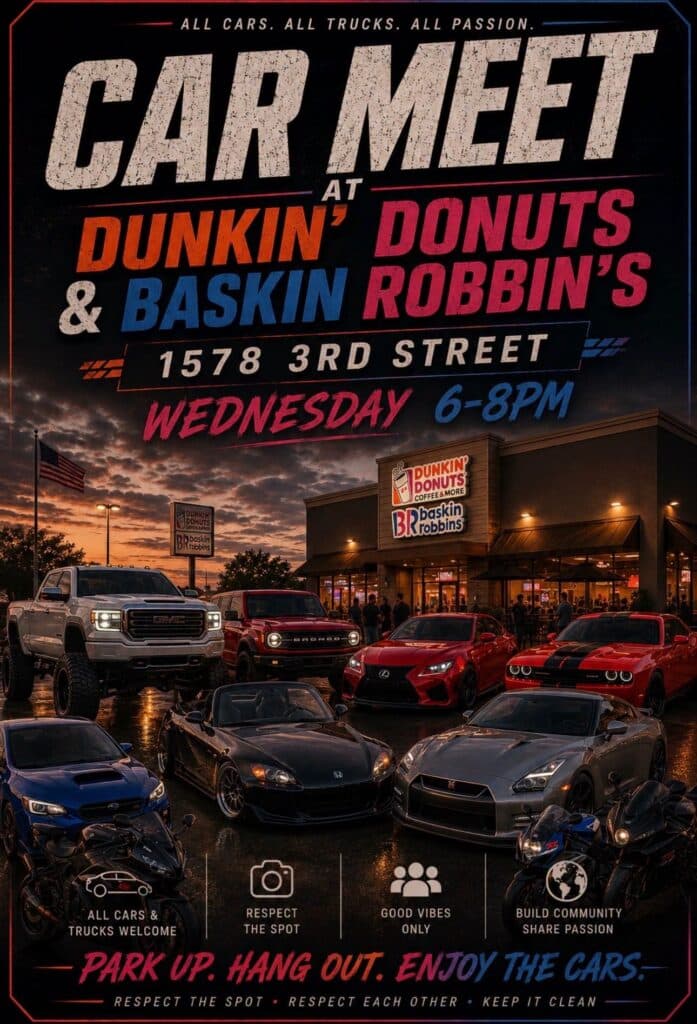 Dunkin’ Donuts & Baskin Robbins Wednesday Car Meet