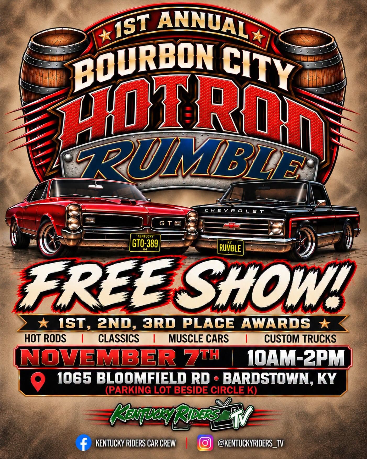 1st Annual Bourbon City Hot Rod Rumble
