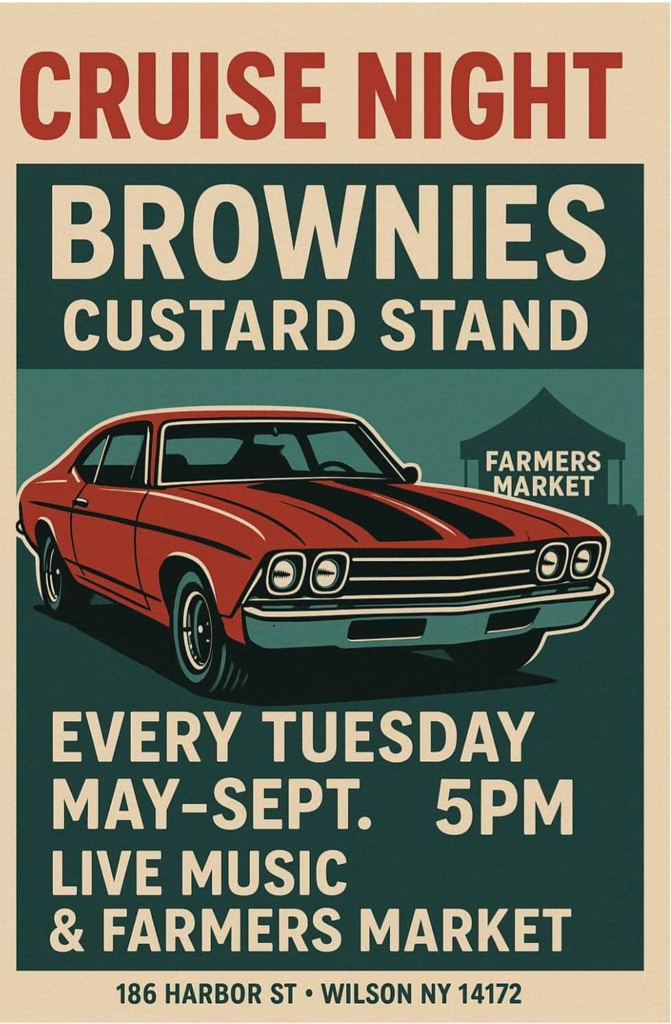 Wilson Community Farmer’s Market & Brownie’s Car Cruise Night