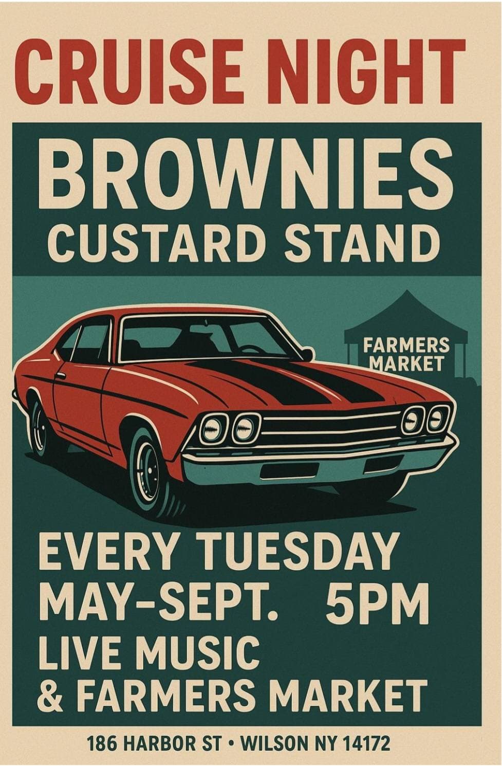 Wilson Community Farmer’s Market & Brownie’s Car Cruise Night