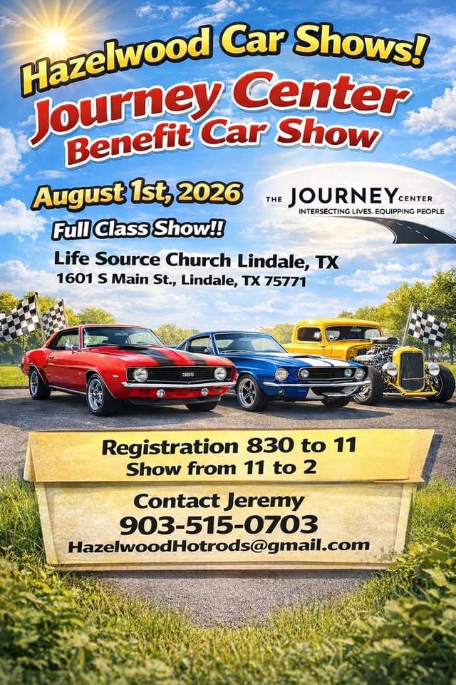 Hazelwood Car Shows! Journey Center Benefit Car Show