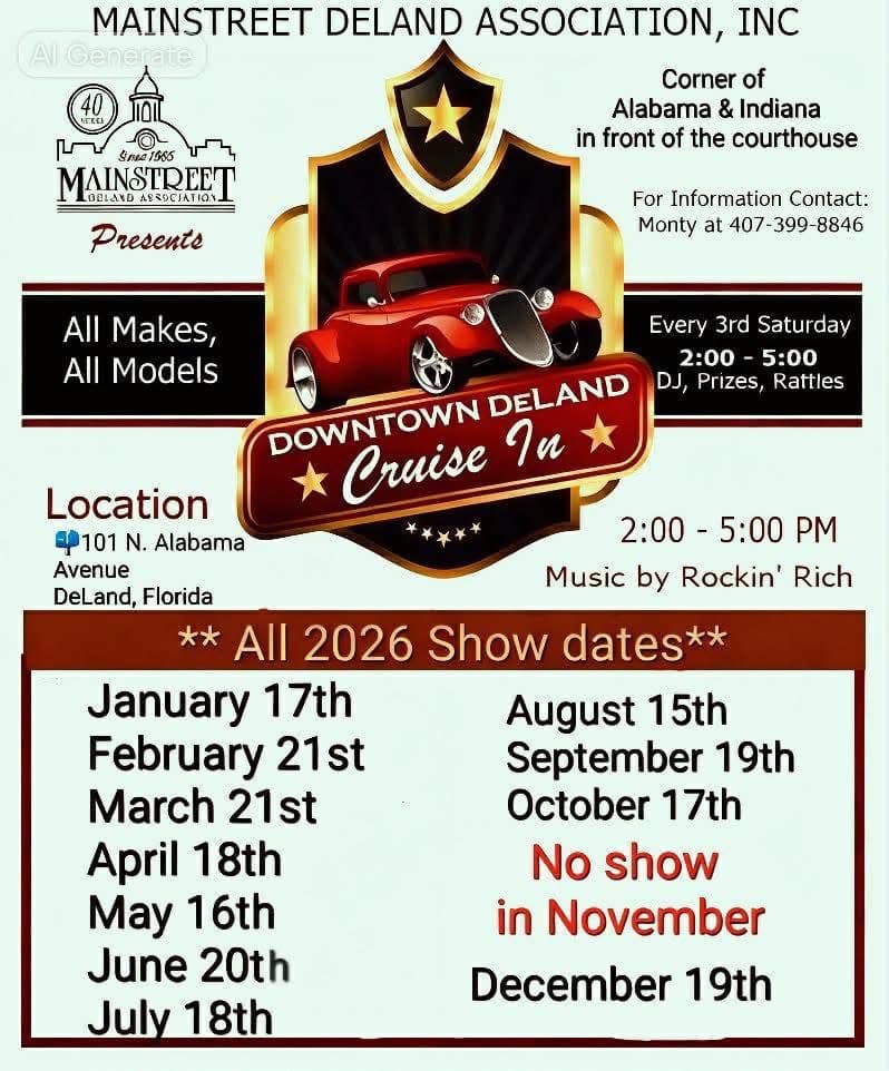 Downtown DeLand Cruise In