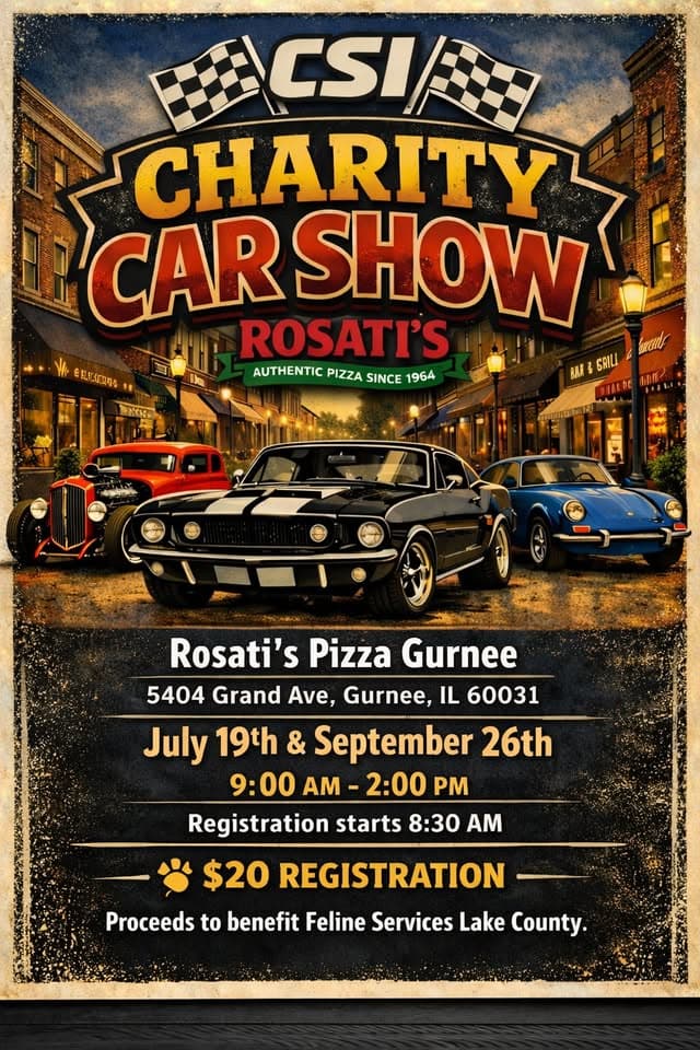 ROSATI'S GURNEE HOSTS THEIR SUMMER SRIES CAR SHOWS