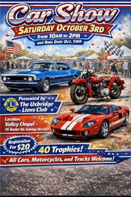Uxbridge Lions Club Car Show