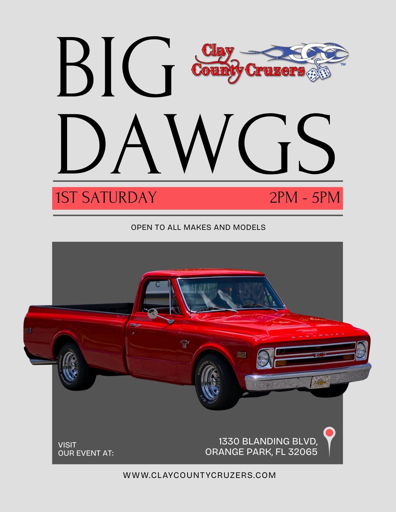 Clay County Cruzers Big Dawgs Cruise-In