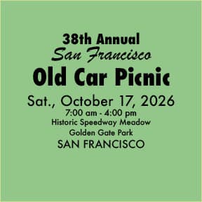 38th Annual San Francisco Old Car Picnic