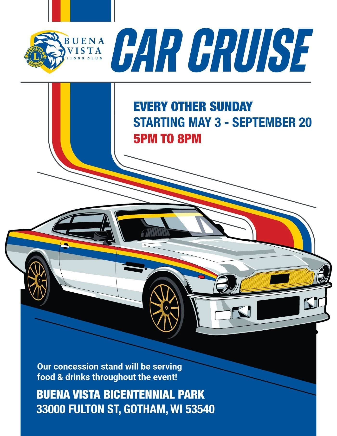 Buena Vista Lions Car Cruise – Gotham