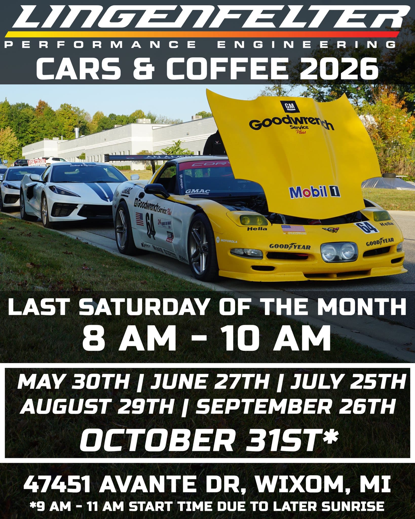 Lingenfelter Cars & Coffee - Wixom Build Center