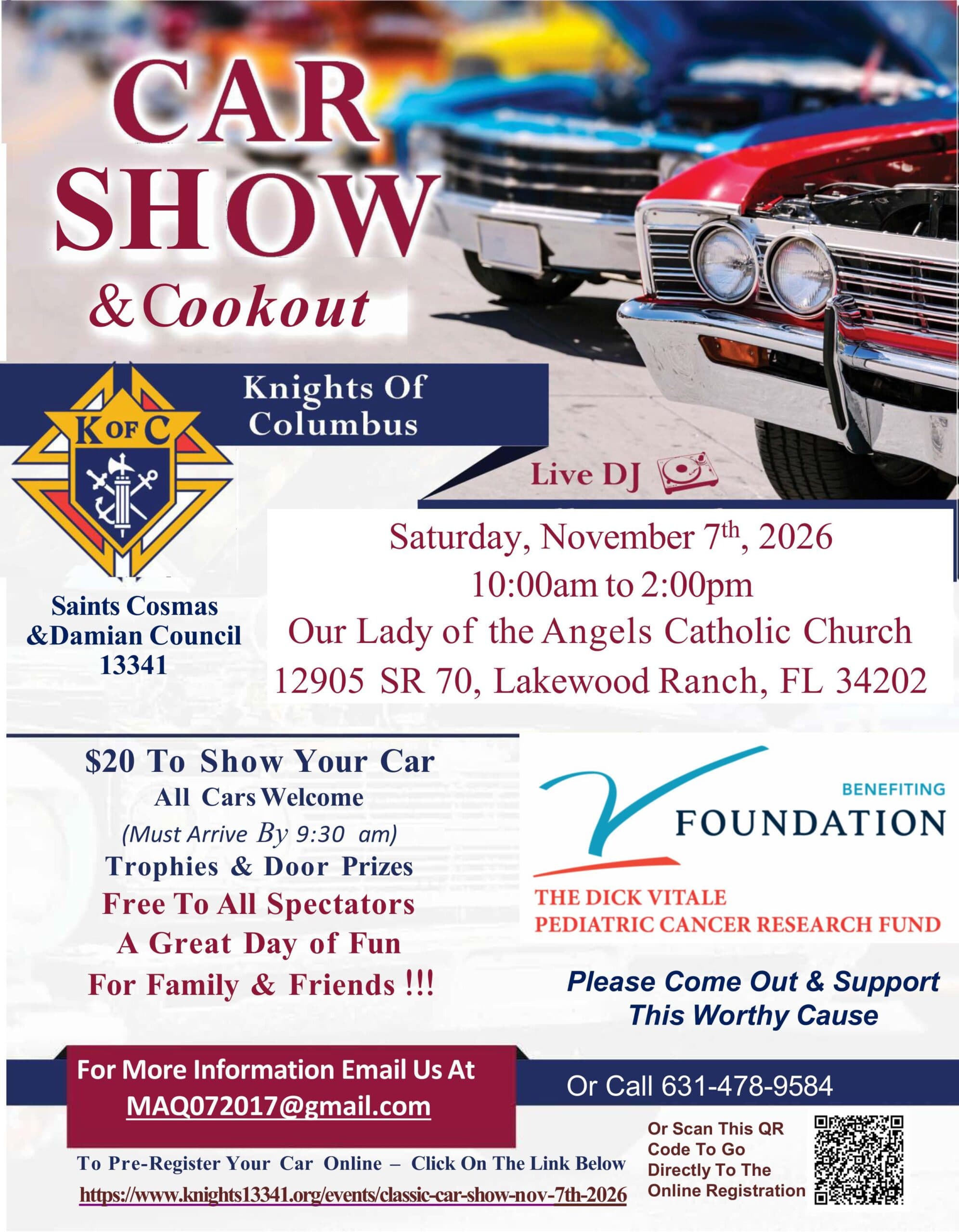 Knights of Columbus Car Show & Cookout