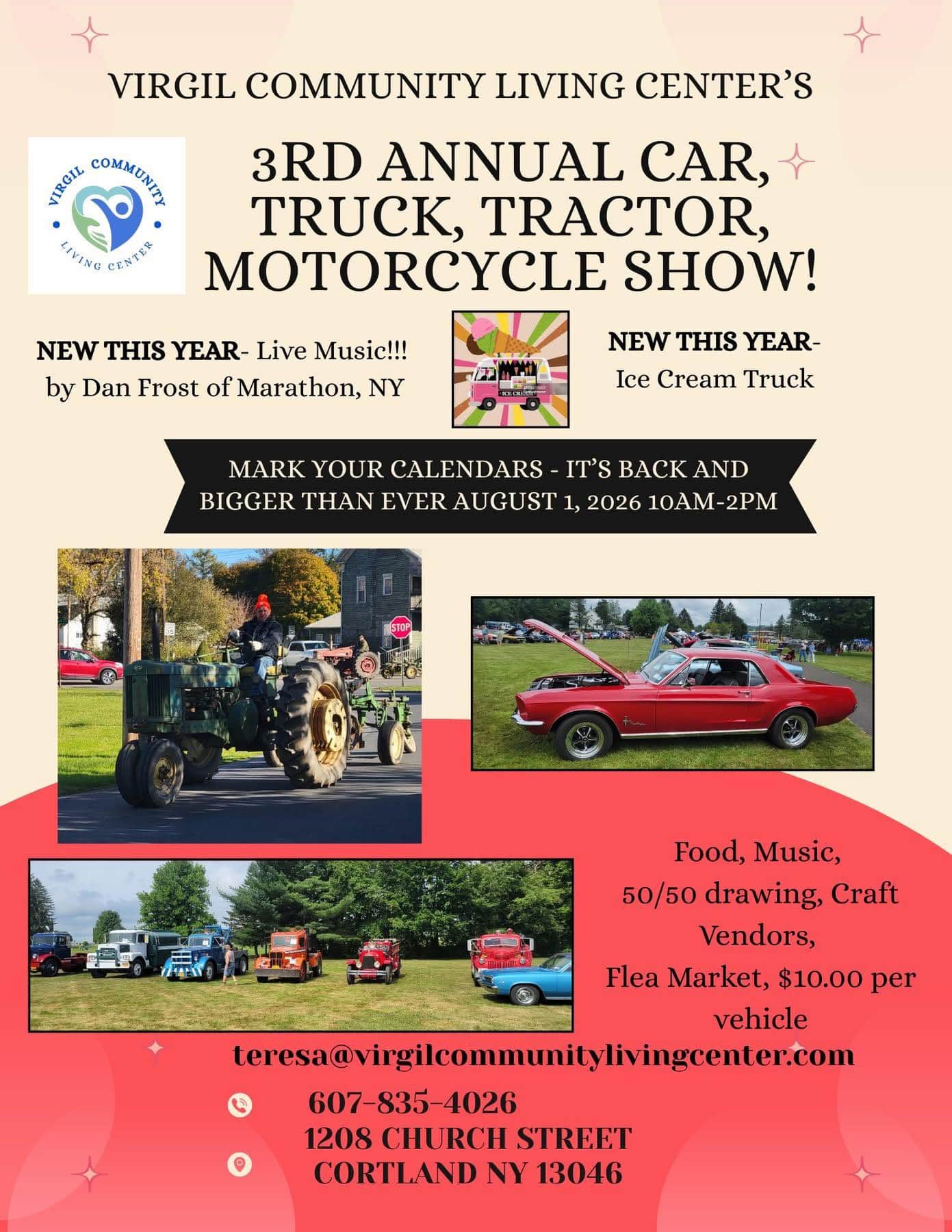 3rd Annual Car, Truck, Tractor, Motorcycle Show