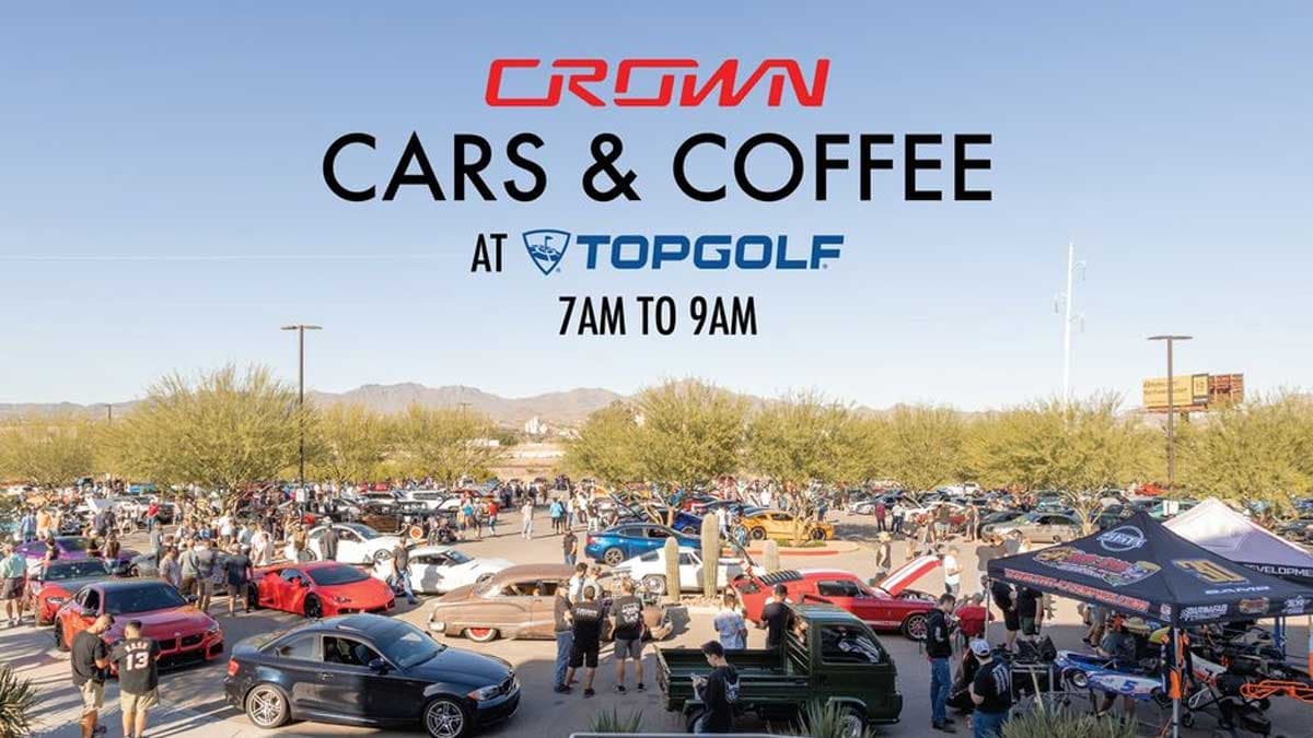 Crown Cars And Coffee at Topgolf
