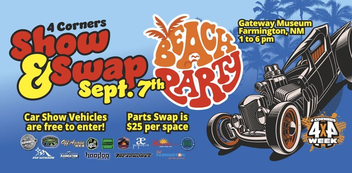 4 Corners 4×4 Week Car Show & Swap Beach Party