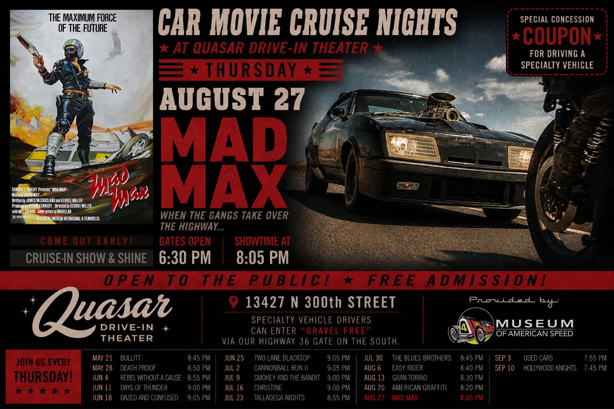 Mad Max – Car Movie Cruise Nights