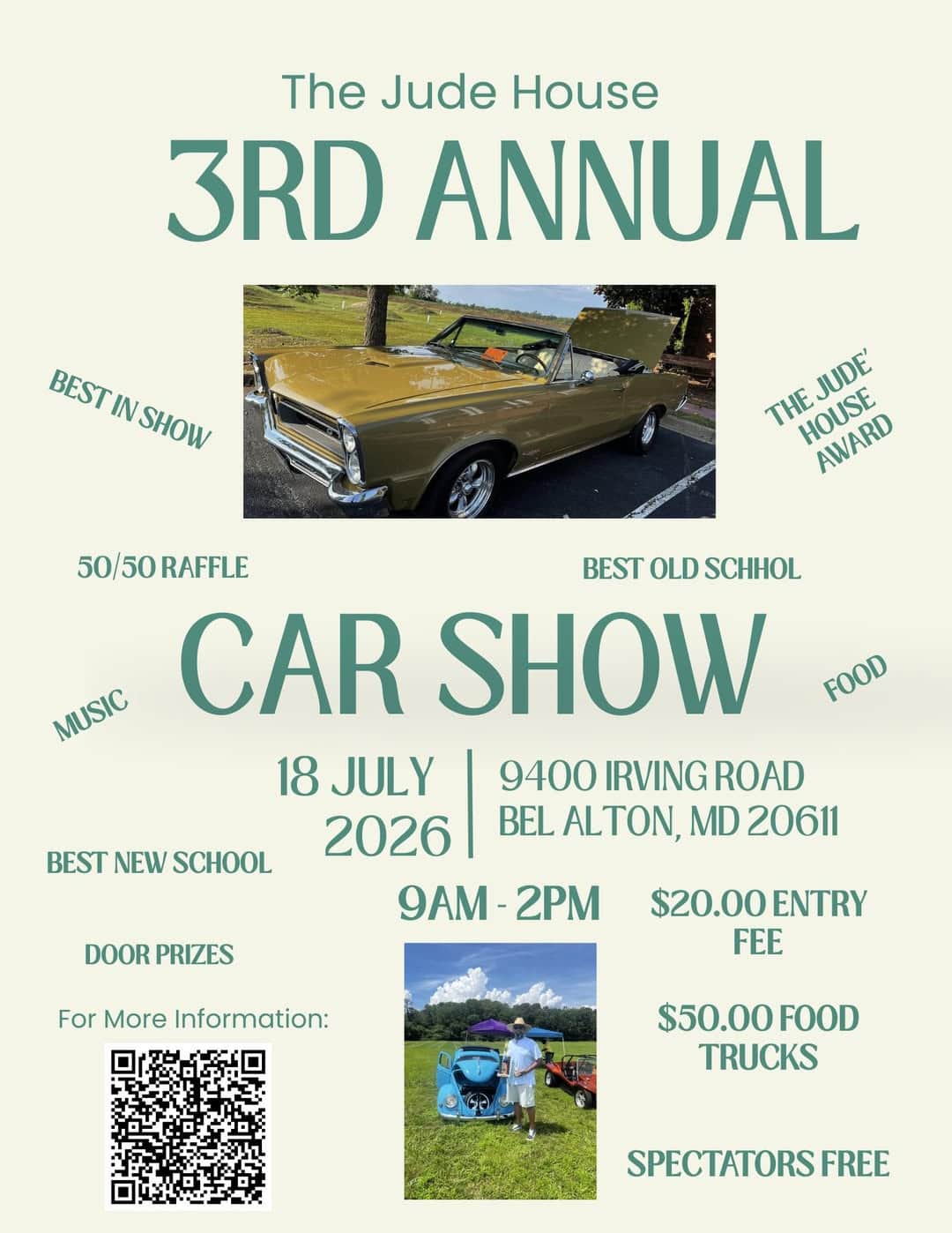 The Jude House 3rd Annual Car Show