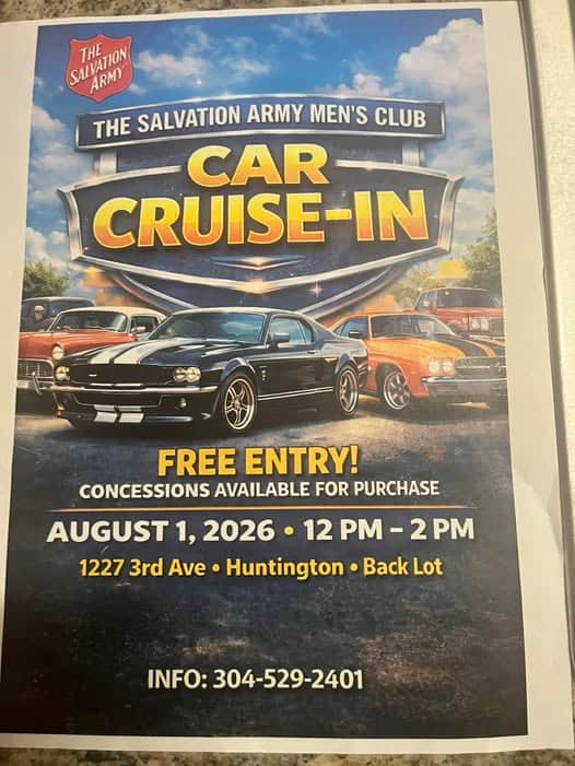 The Salvation Army Men’s Club Car Cruise-In