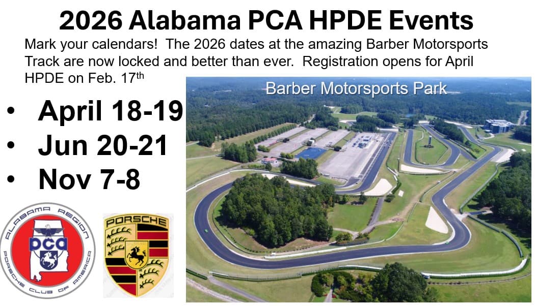Alabama Region HPDE - Barber