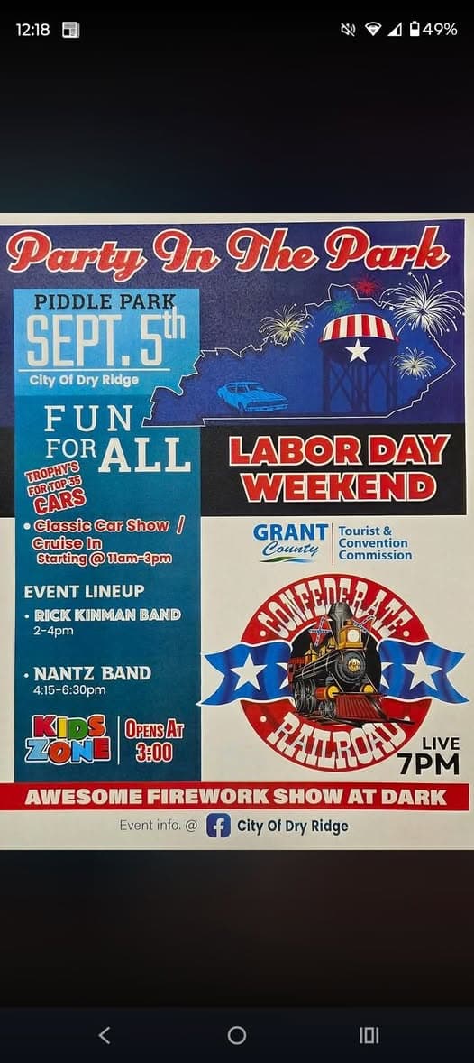 City of Dry Ridge Party in the Park