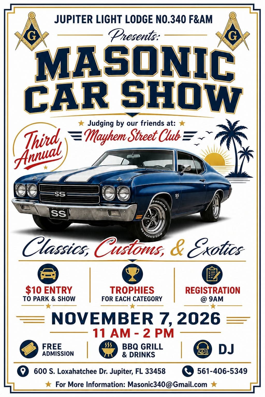 Third Annual Masonic Car Show