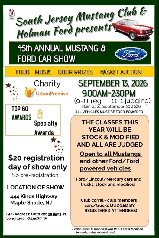 45th Annual Mustang & Ford Car Show