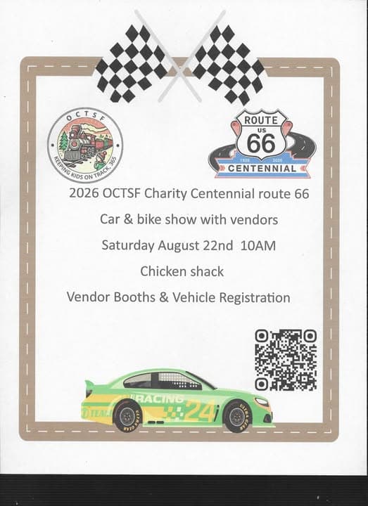 2026 OCTSF Charity Centennial route 66