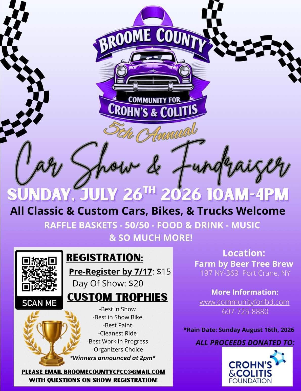 5th Annual Car Show & Fundraiser