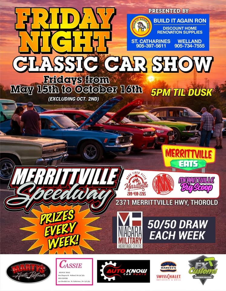 Merrittville Friday Night Classic Car Show