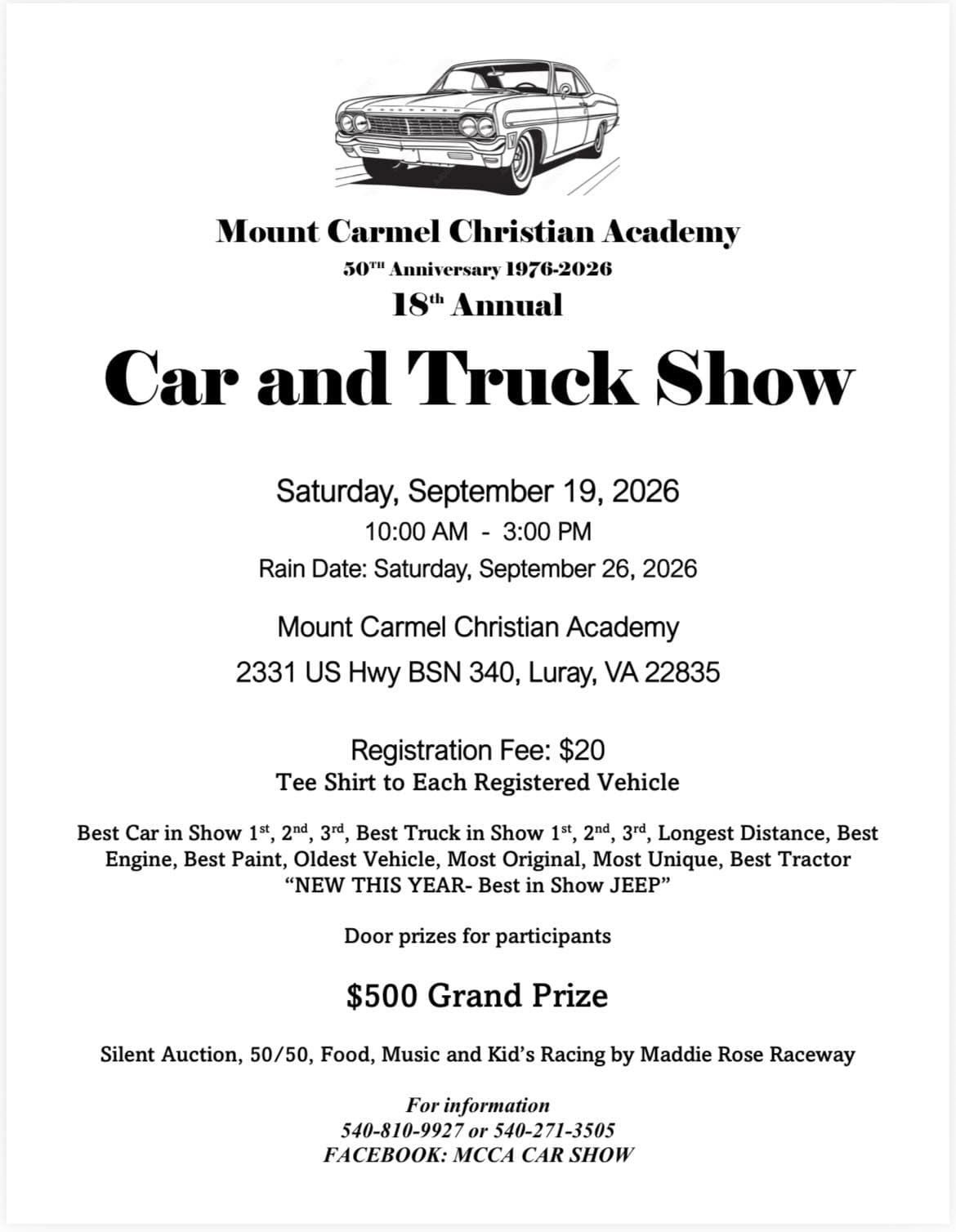 18th Annual Car and Truck Show