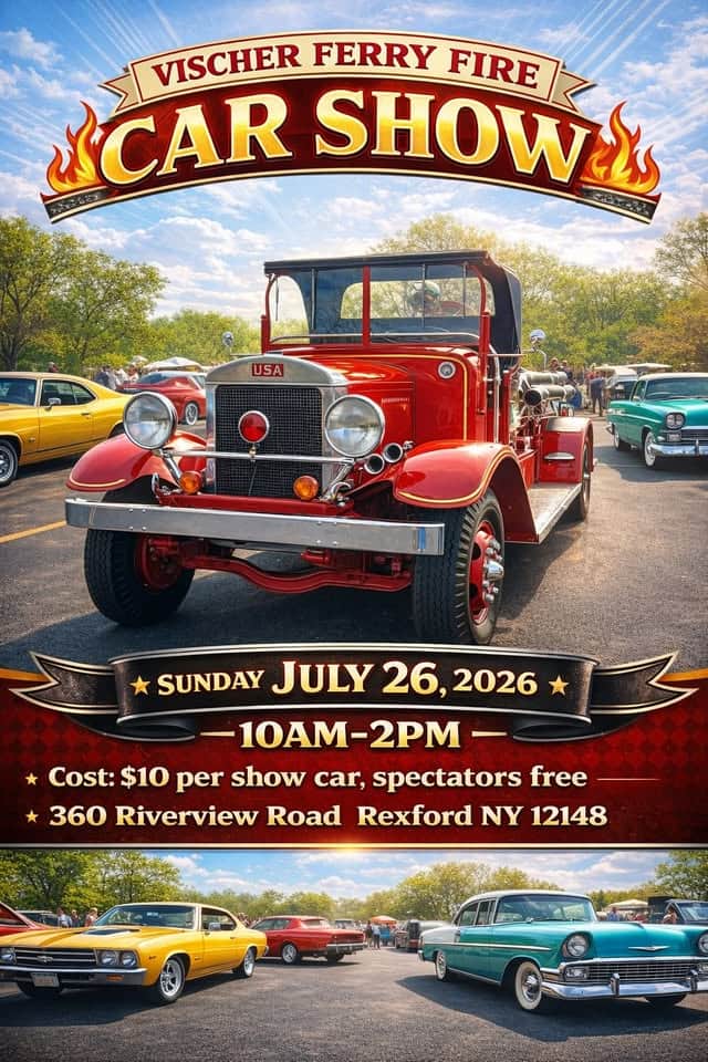 Vischer Ferry Fire Car Show