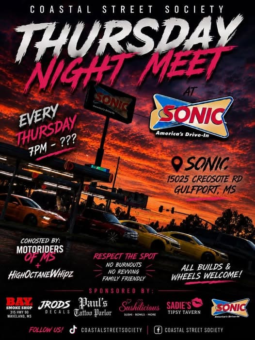 Coastal Street Society Thursday Night Meet
