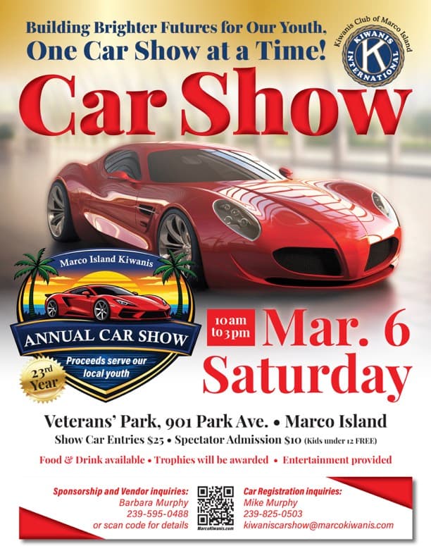 23rd Annual Marco Island Kiwanis Car Show