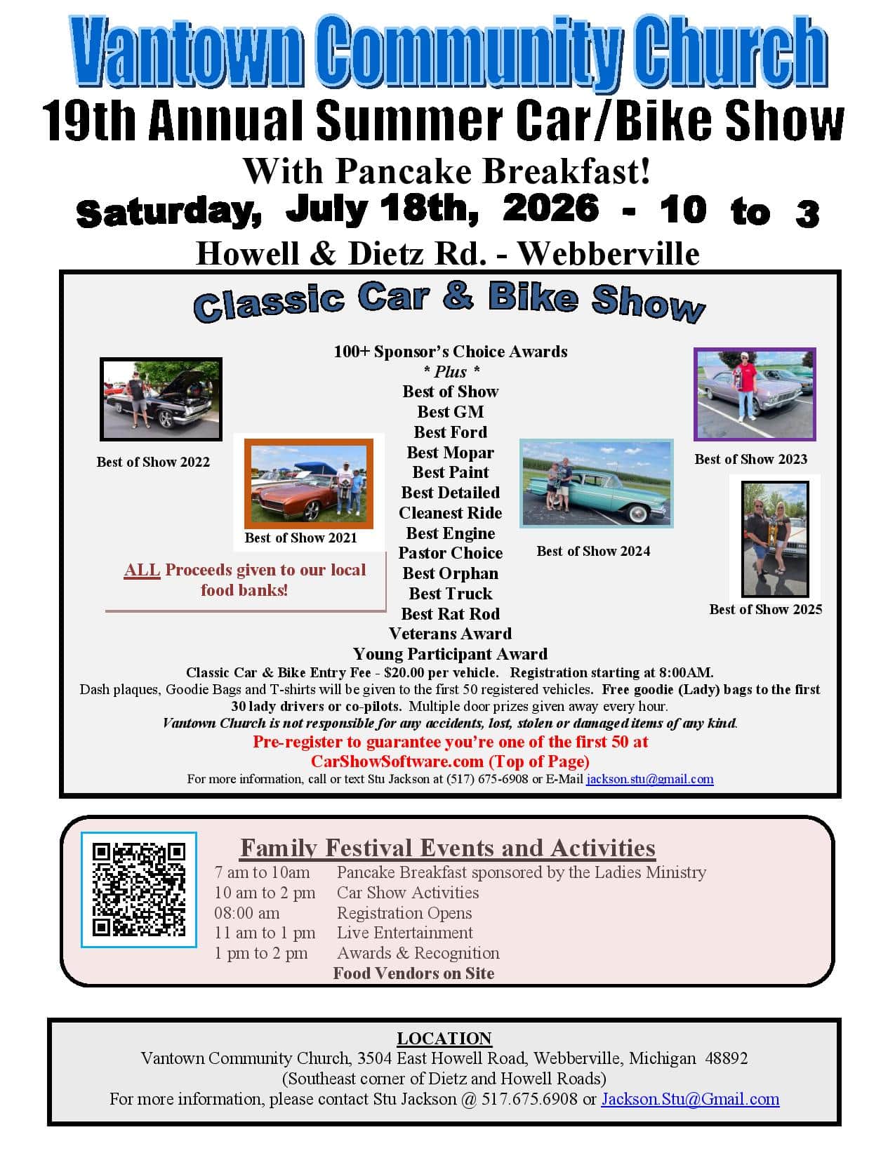 Vantown 19th Annual Summer Car/Bike Show