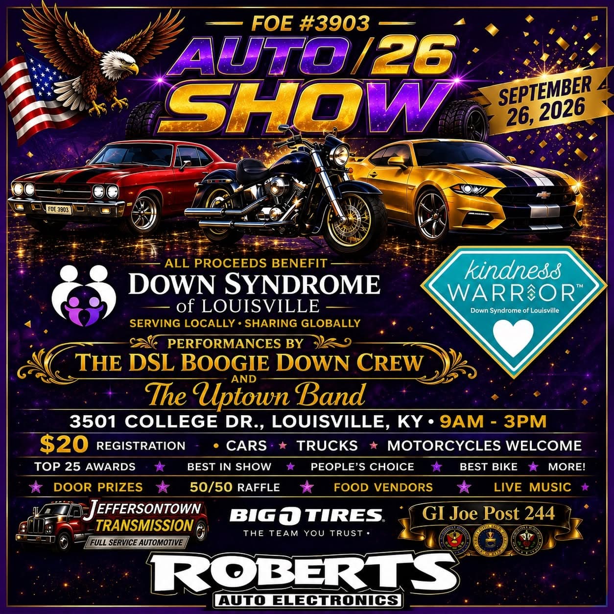 FOE #3903 Auto/26 Show