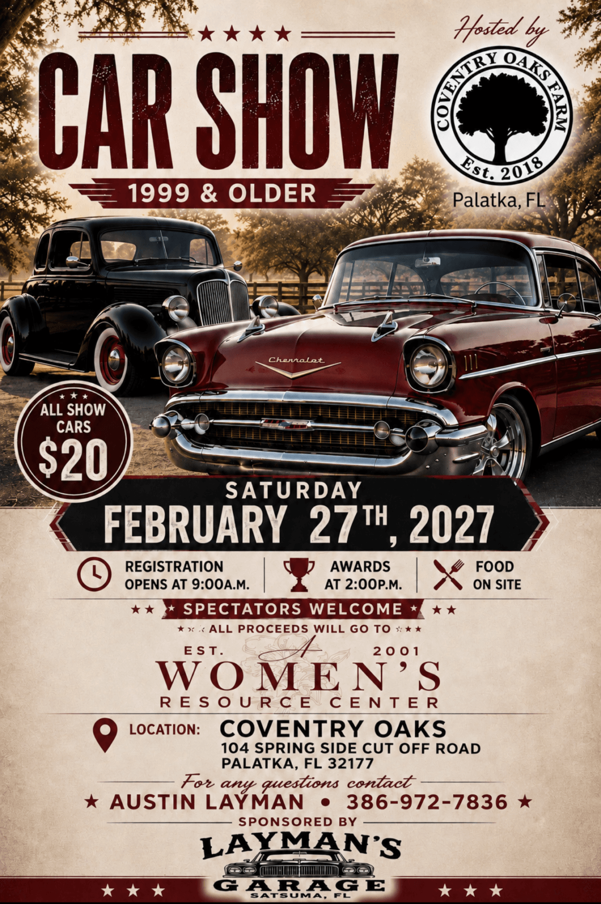 Coventry Oaks Farm Car Show
