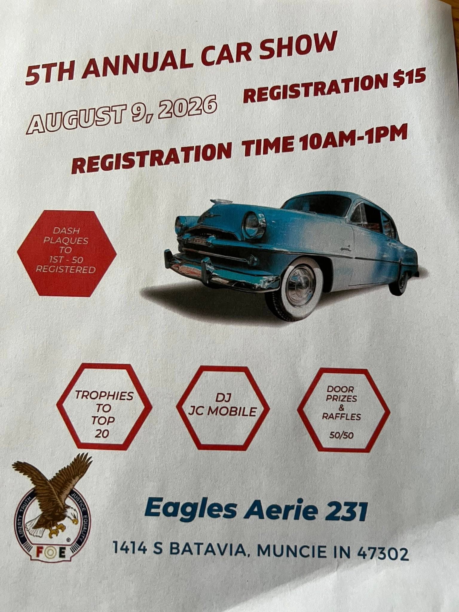 5TH ANNUAL CAR SHOW