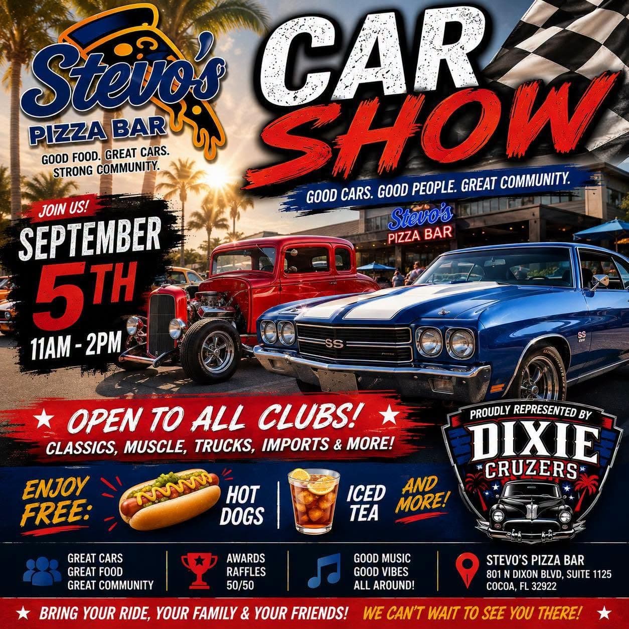 Car Show at Stevo’s Pizza Bar
