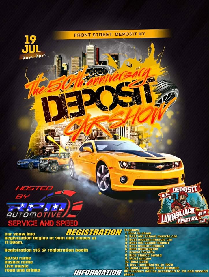 The 1st Annual Deposit Car Show